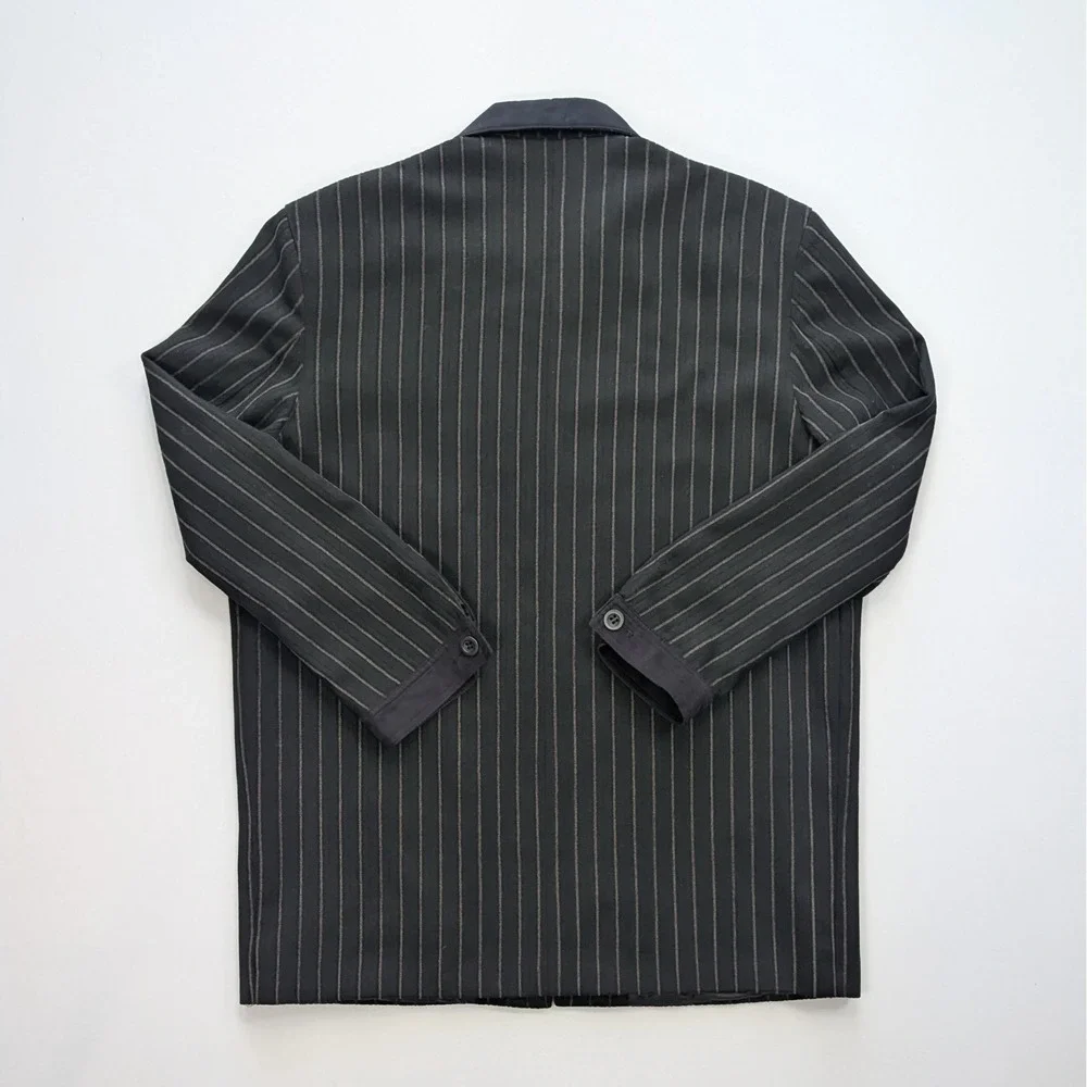 Pronti Collection by Phita Men's XXL Pinstripe Zip Jacket Lined - Picture 4 of 14